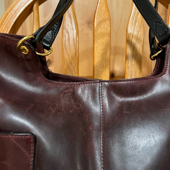 BeCa Leather Satchel Purse - Picture 6 of 6